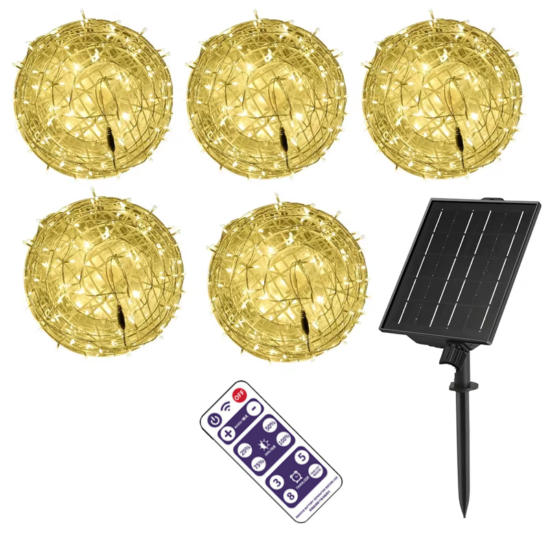 Solar Christmas Ball Lights fo - Outdoor Lighting On Trees recension och pris