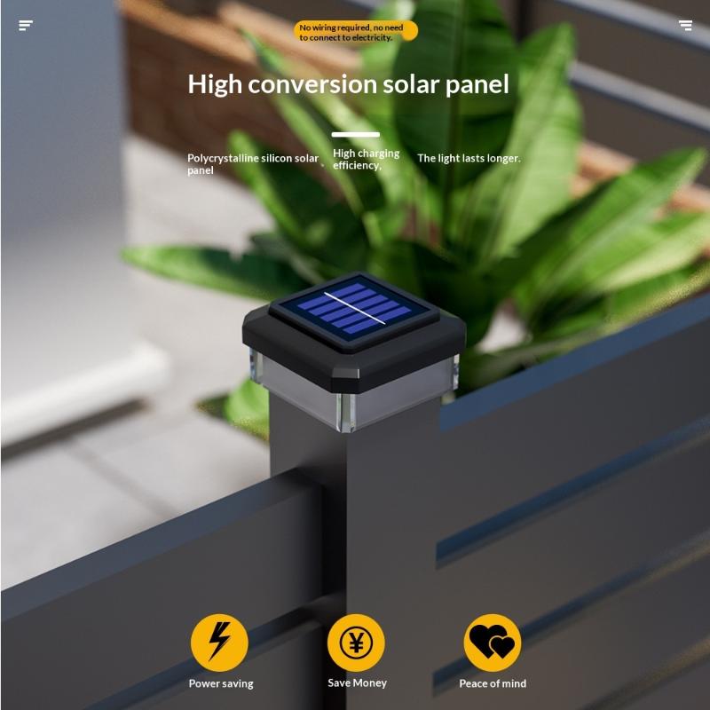 Solar LED Post Cap Light for O - Outdoor Lighting On Fence recension och pris