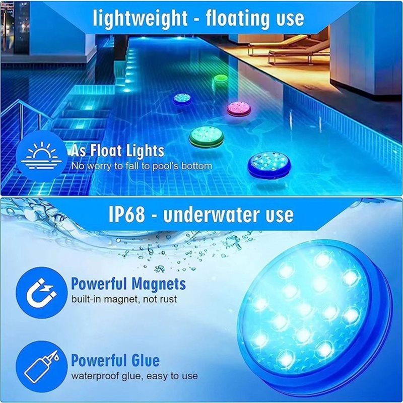75STO-Rechargeable Underwater  - Pond Light Submersible recension och pris