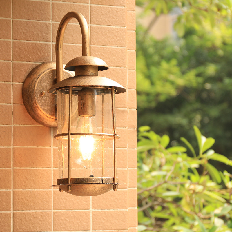 Vintage Wall Lamp E27 Bulb Sco - Outdoor Yard Lighting Fixtures recension och pris