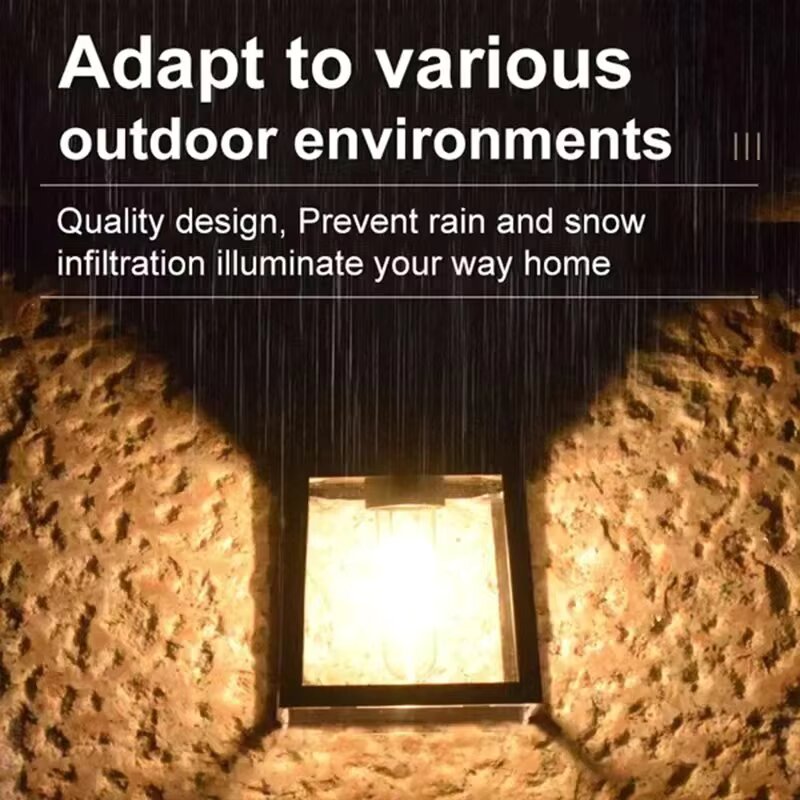 Powerful Solar Wall Light Outd - Outdoor Lighting For Front Of House recension och pris