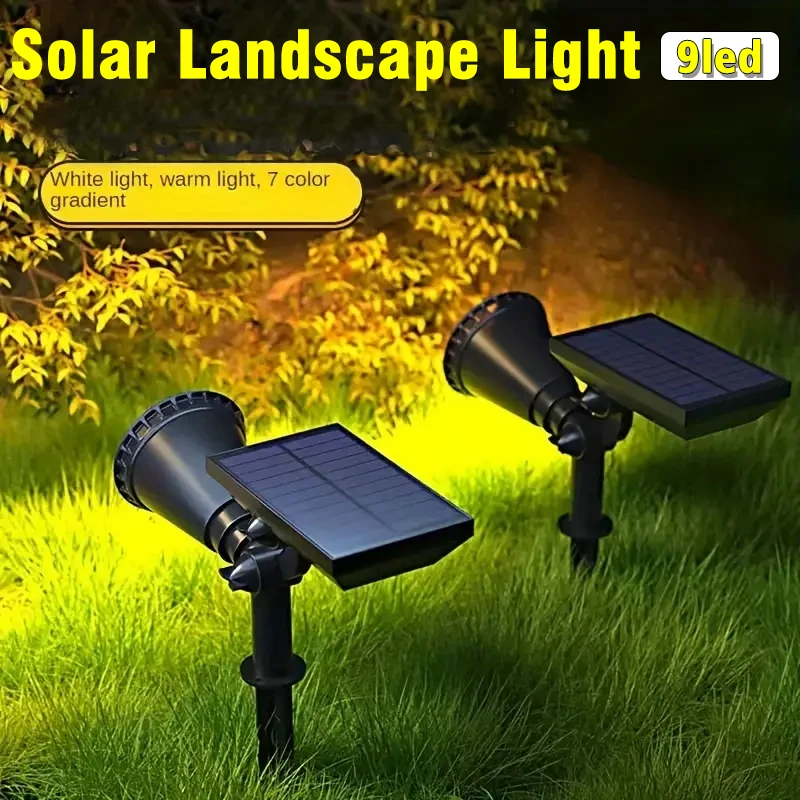 Solar LED Spotlight, 9-LED Out - Outdoor Lighting On Trees recension och pris