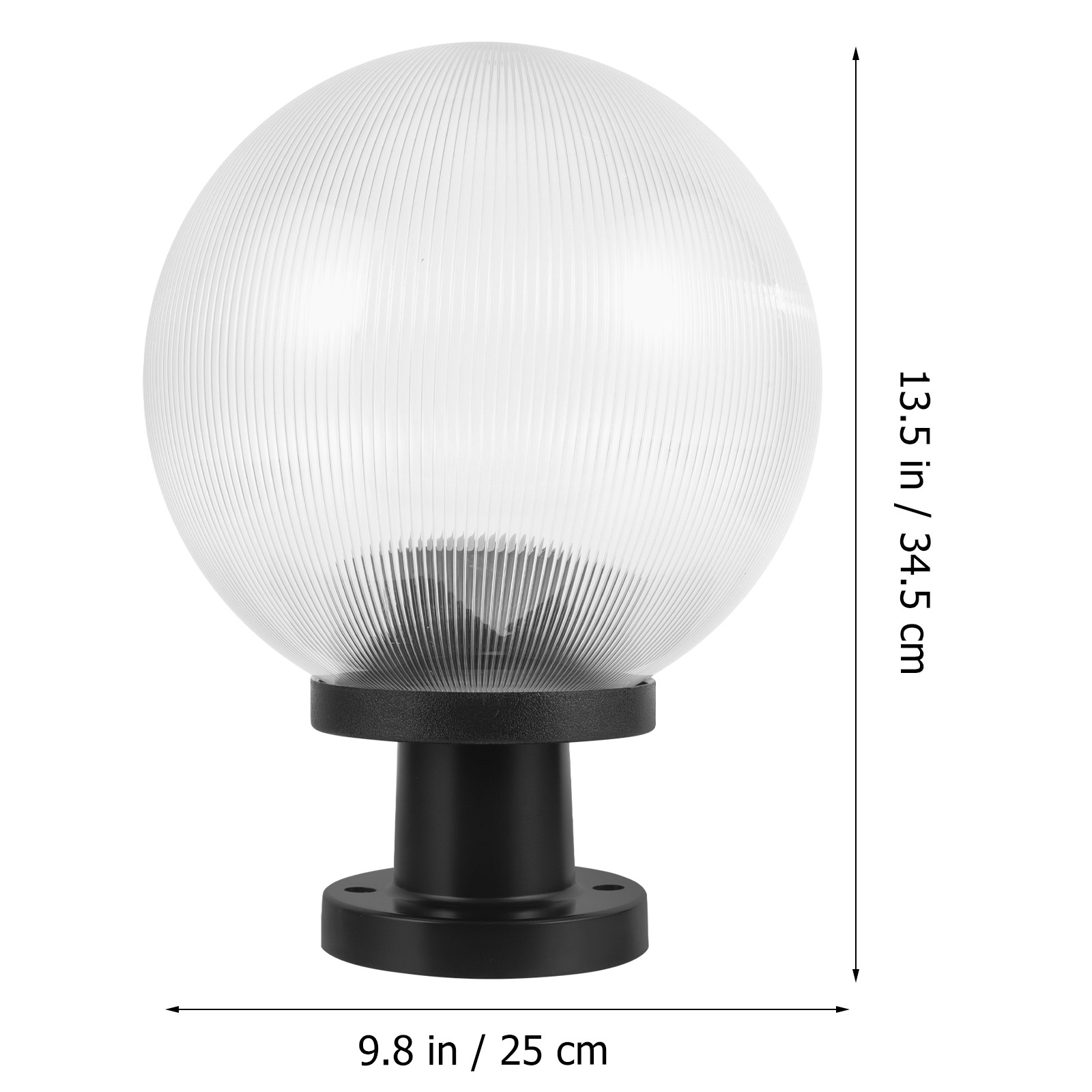 1Set Acrylic Globe Lampshade O - Outdoor Yard Lighting Fixtures recension och pris