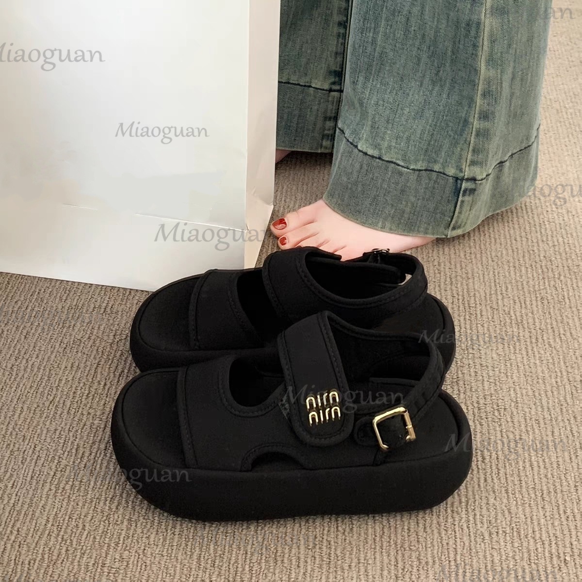 Summer Thick Platform Slides S - Outdoor Lighting Hooks recension och pris