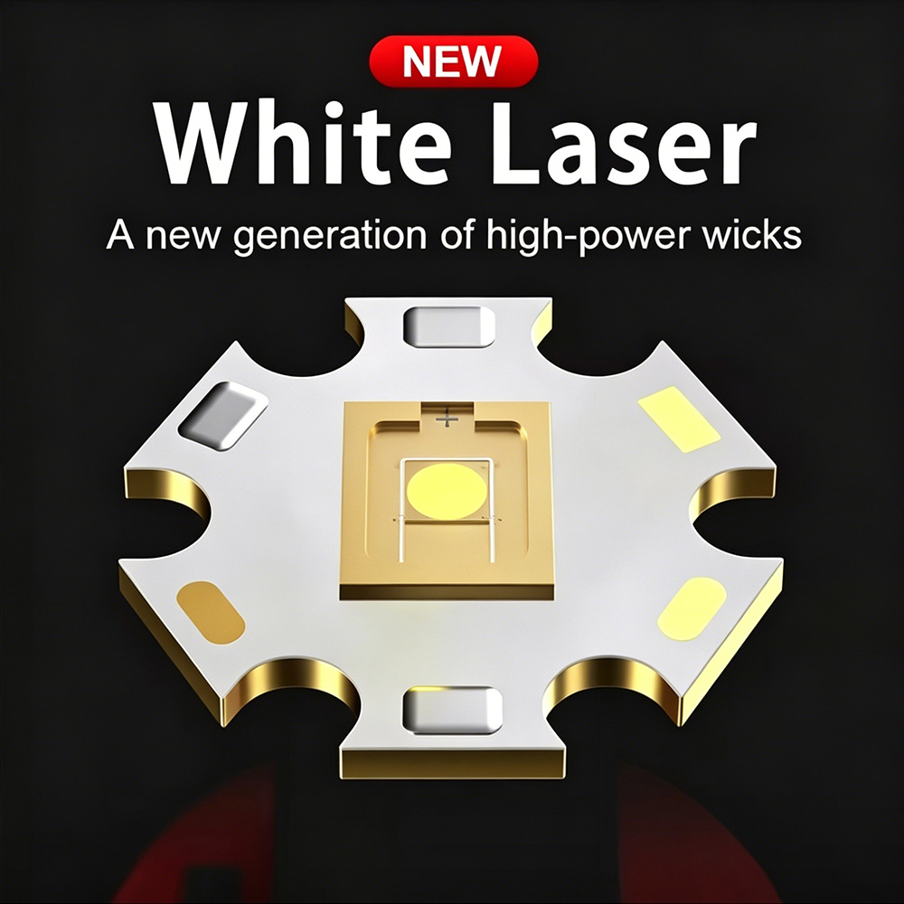 White Laser High Power Flashli - Outdoor Lighting Black recension och pris