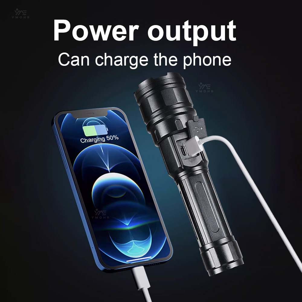 White Laser High Power Flashli - Outdoor Lighting Black recension och pris