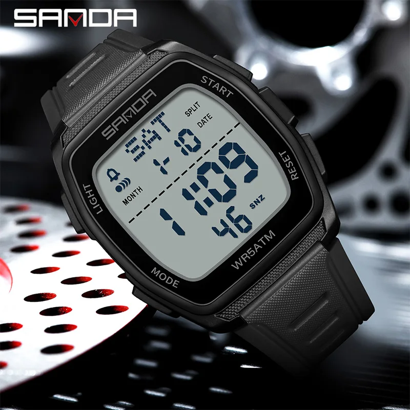 SANDA New Man Electronic Watch - Outdoor Lighting Timer recension och pris