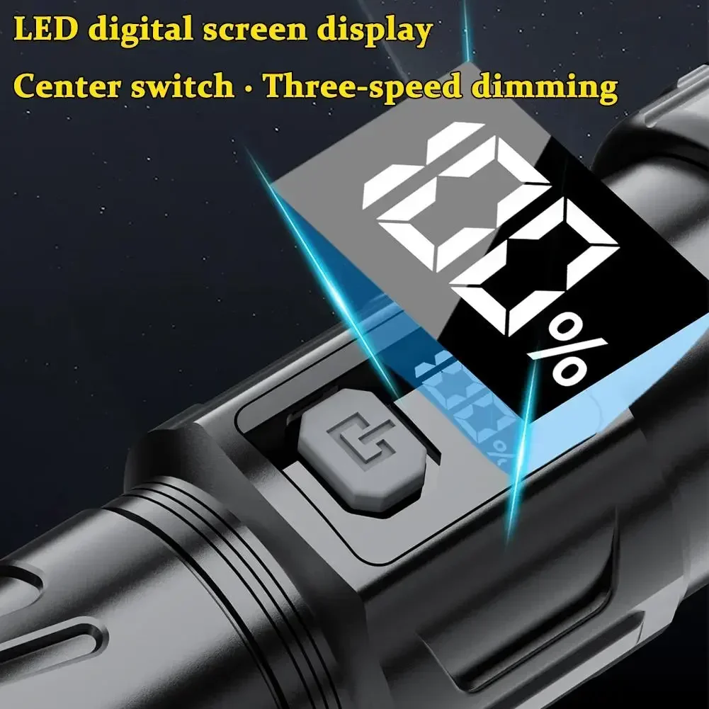 Super Bright LED Flashlight US - Outdoor Lighting Black recension och pris