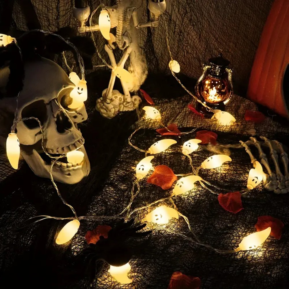 1PC LED Ghost String Lights Fe - Outdoor Lighting For Front Of House recension och pris