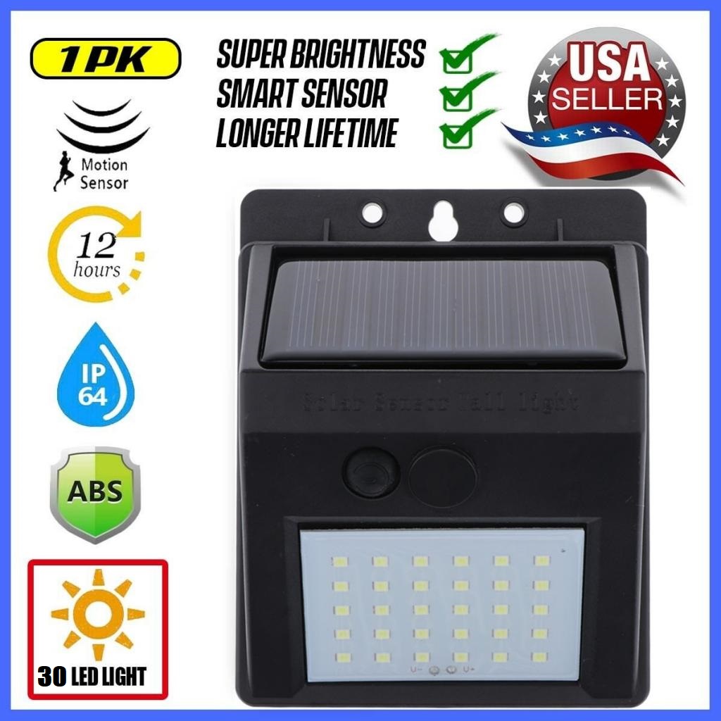 Outdoor Solar Powered LED Wall - Outdoor Yard Lighting Fixtures recension och pris