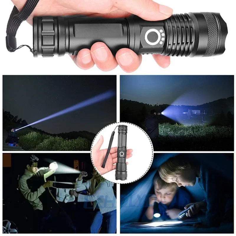 High Power XHP70 Led Flashligh - Outdoor Lighting Panel recension och pris