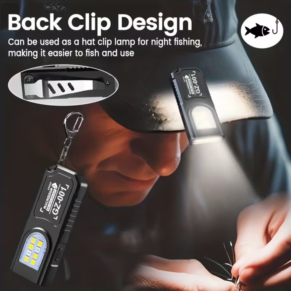 Mini COB LED Keychain Flashlig - Outdoor Lighting Panel recension och pris